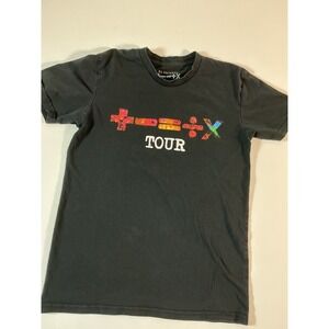Ed Sheeran Mathematics Tour Concert Graphic T-Shirt Black Size S